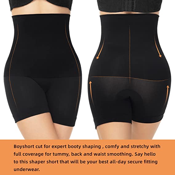 Shapewear Shorts for Women Tummy Control Boyshorts High Waisted Body Shaper Shorts Panties Thigh Slimmer