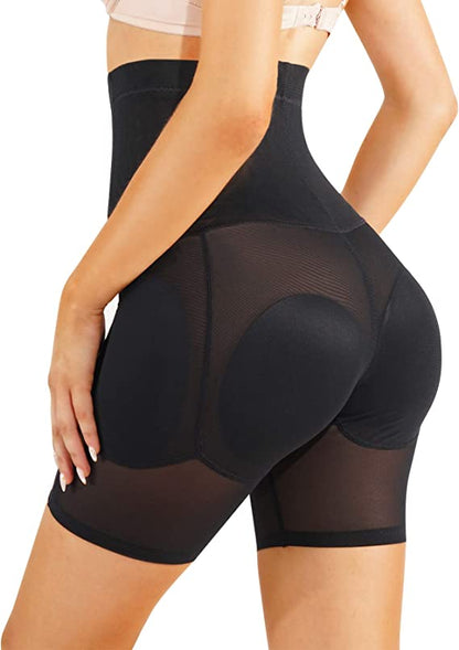 Women Shapewear Control Panties Body Shaper Butt Lifter Padded Hip Enhancer Seamless Underwear Hi- Waist Short